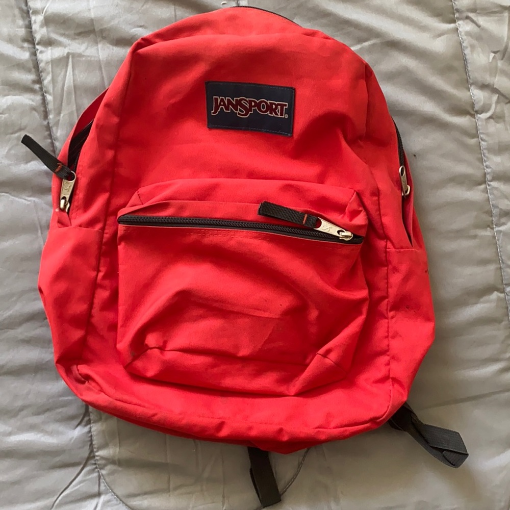 Red Jansport Bookbag